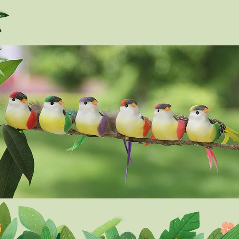 Swallow Tail Bird Clip Handmade Simulation Bird Plant-Decorated Artificial Bird Handicrafts For Ornament