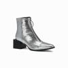British Style Women's Boots Ankle FashionStreet Stylesilvery Square Toe 4CM Square Heel Mature Party Dress High Heel Women Shoes