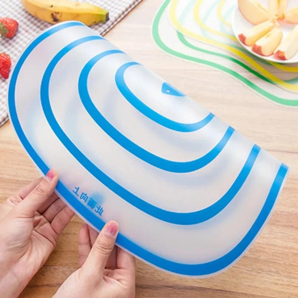 2pecs Practical Vegetable Meat Tools Non-slip Frosted Chopping Board Plastic Chopping Board Kitchen Cutting Board Kitchen Accessories