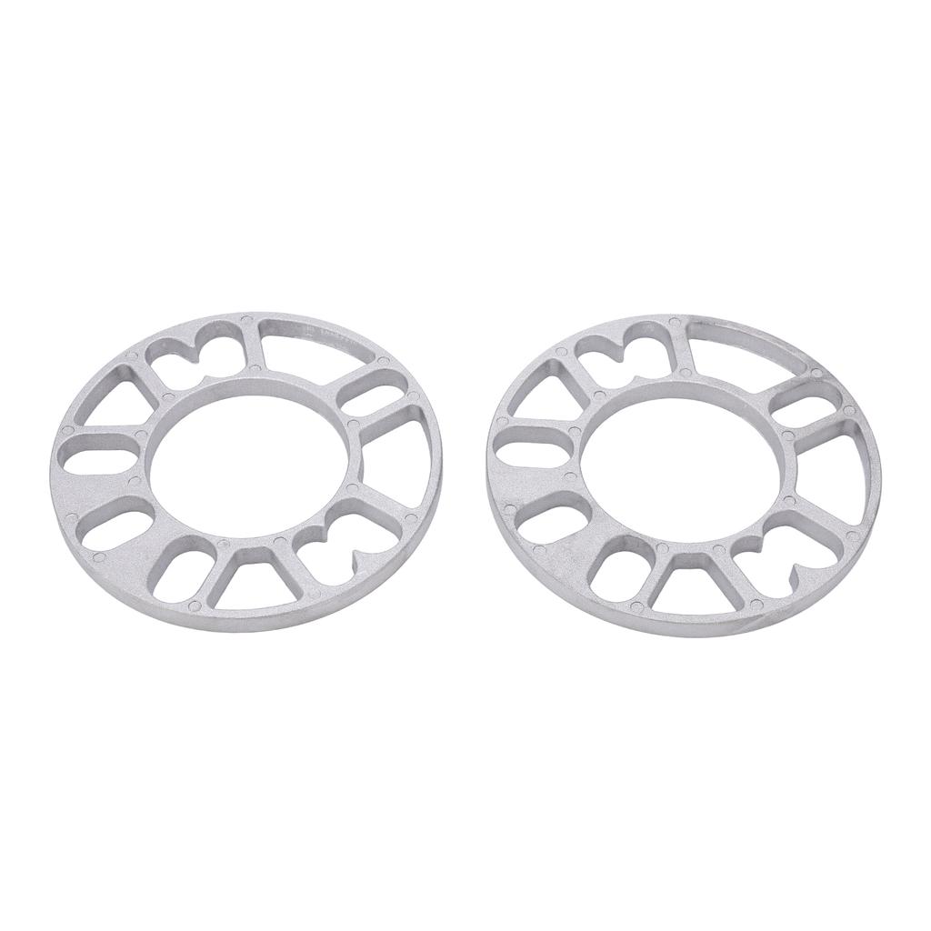 2pcs Wheel Spacer Shim 10mm Aluminum Universal for 4 5 Stud Vehicles PCD From 98mm To 120mm
