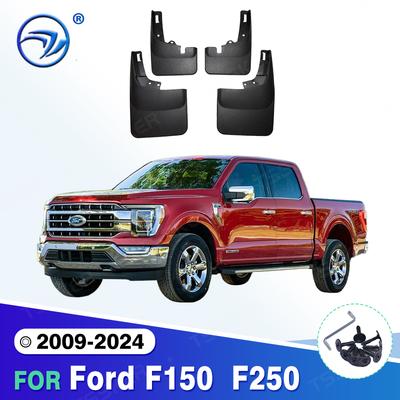 Mud Flaps For Ford F-150 F150 F250 2015-2024   2024 F 150 Splash Guards Fender MudFlaps Front Rear Mudguards Car Accesso