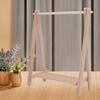 1:12 Dollhouse Clothes Rack Wooden Floor Stand Doll Clothes Accessories Miniature Dollhouse Garment Rack