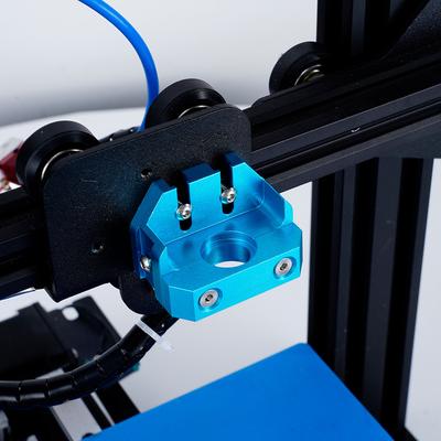 V5 V6 Mount All Metal Mount Anodized Finish Sturdy Construction Integrated Clamping For 3D Printing For V5 V6 Hotends