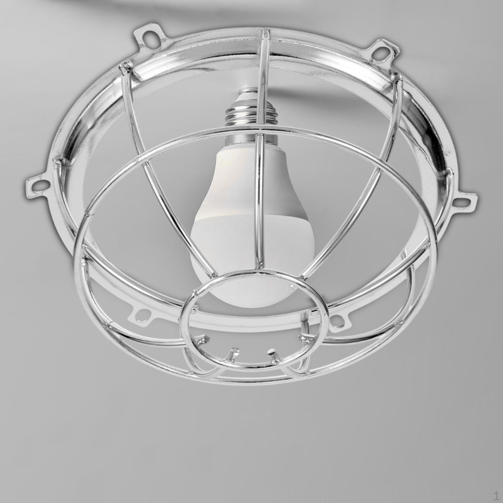 

Крышка лампы абажур светодиодная защита подарок анти-столкновения металлическая проволочная клетка абажур для гостиной 157x69mm