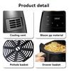 Elektrikli Hava Fritözü Çok İşlevli 4.5L Yağsız Konveksiyonlu Fırın Derin Fritöz Teklifte Makine Aerogrill Mutfak için 110V/220V