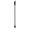 Makeup Spatula Tool Double Side Silicone Mini Lengthened Slim Jam Spatula (Black)