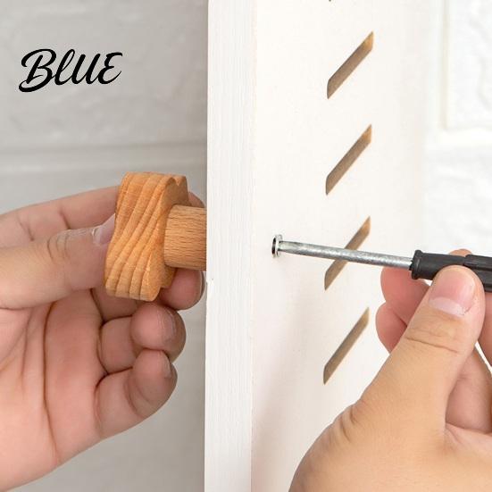 Kids Bedroom Furniture Handles Cloud Shaped Wooden Knobs for Cabinets & Drawers Wood Cabinet Nursery Room Hardware with Screws Nordic Style