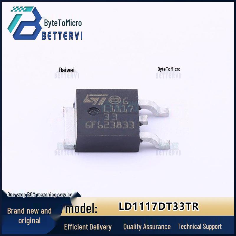 

STMicroelectronics LD1117DT33TR Linear Regulator TO-252-2 (LDO) - Original and Authentic