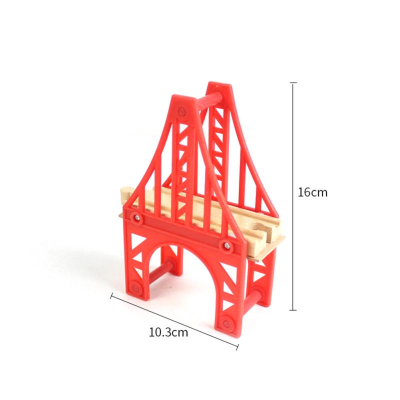DIY Holzschienen Werkzeuge Brücke Zug Schienen Zubehör Geeignet für Thomas Kinder Lernspielzeug