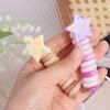 Candy Color Telephone Line Hair Rope Elastic Spiral Coil Hair Rope Cute Rainbow Hair Ring  Daily