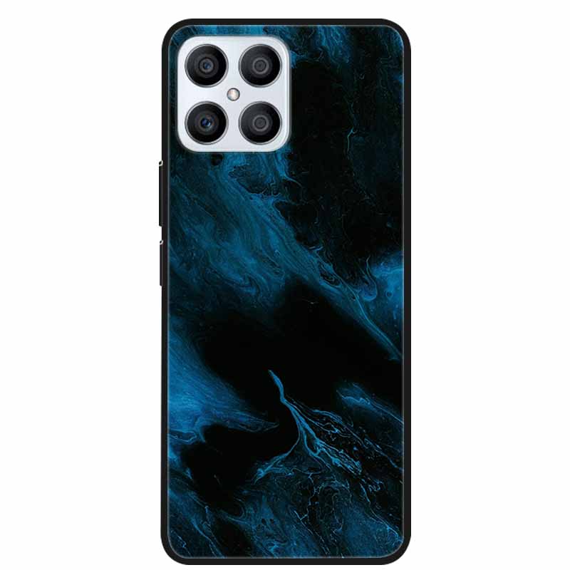 

Чехол для Honor X8 Черный ТПУ Мягкая Задняя Крышка Чехол для Телефона Для Honor X 8 4G Funda TFY-LX1 Ударопрочный Ракушка с Сердечками Защитный Чехол Honor X8