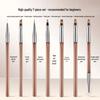 Nail Art Brush & Painting Gel Set with French Round Head & Long-lasting Base Coat