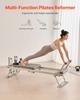 VEVOR Foldable Pilates Reformer, Pilates Workout Machine for Home Gym Studio Use, Pilates Bed with Dual Resistance- Spring & Cord