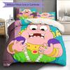 Pooh  Pattern Bedding Quilt Set  Home Decoration  Gift (1 * Duvet Cover + 2 * Pillowcase  Without Core)