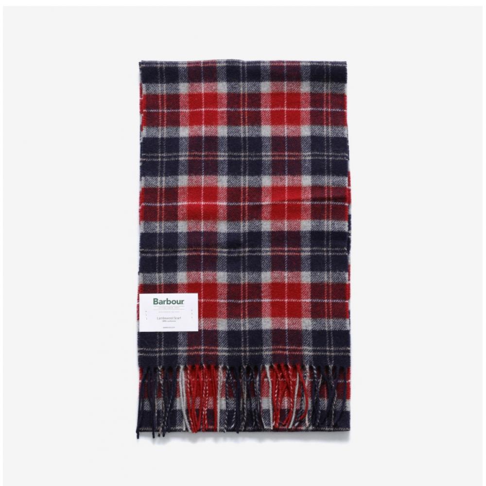Barbour Usc0001 Re75 Tartan Check Fringe Muffler