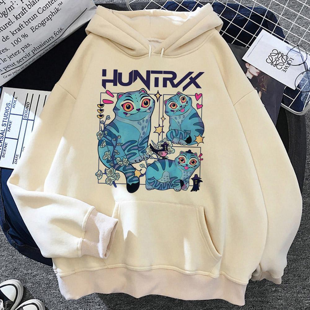 KPop Demon Hunter Long Sleeve Tops Girls Fashion Hoodie Harajuku Streetwear Hoodie Women 2025 Girls Clothing