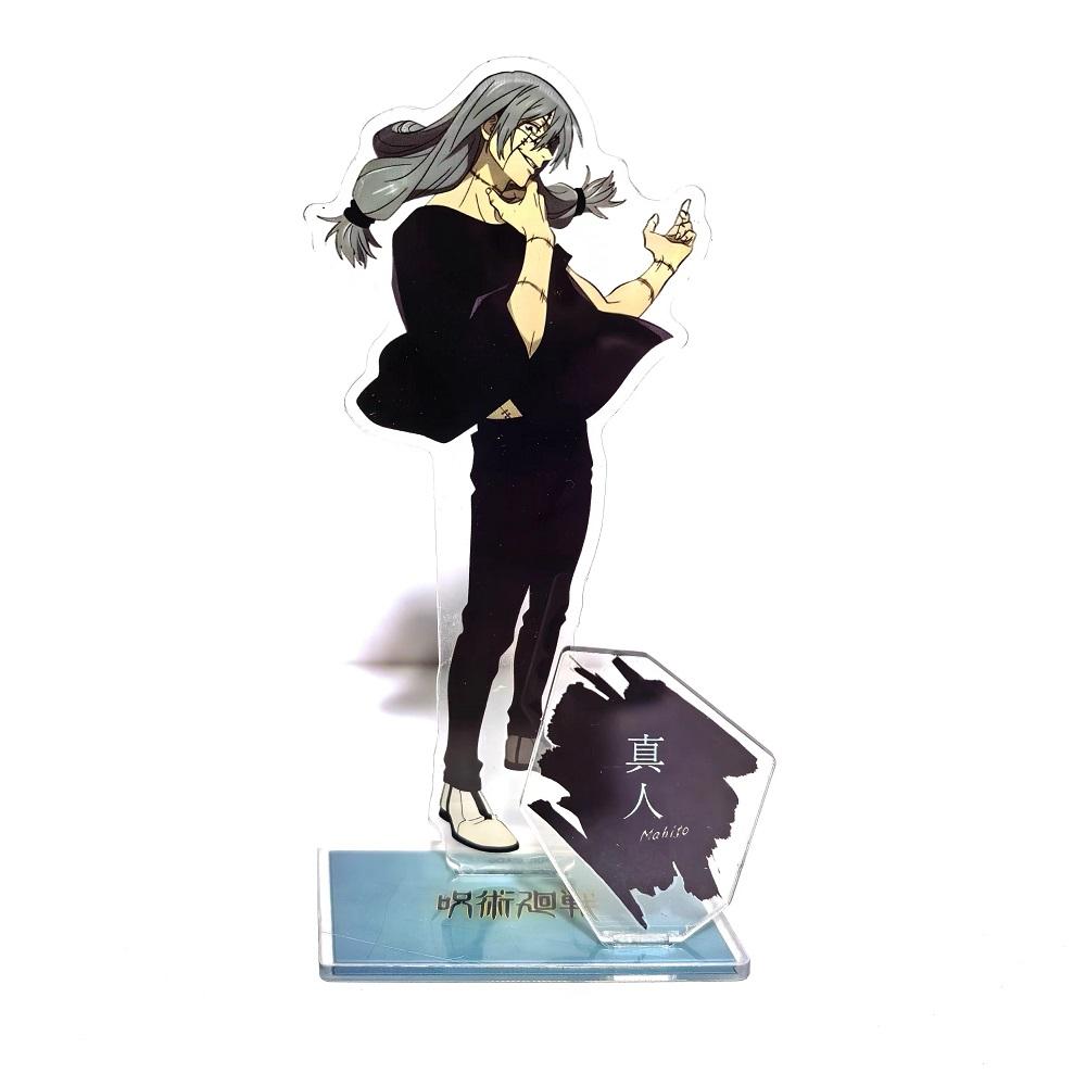 Anime Jujutsu Kaisen Gojo Satoru Geto Suguru Megumi Yuji Nobara Ieiri Shoko Acrylic Stand Doll Game Figure Model Plate Cosplay Poseable Articulated