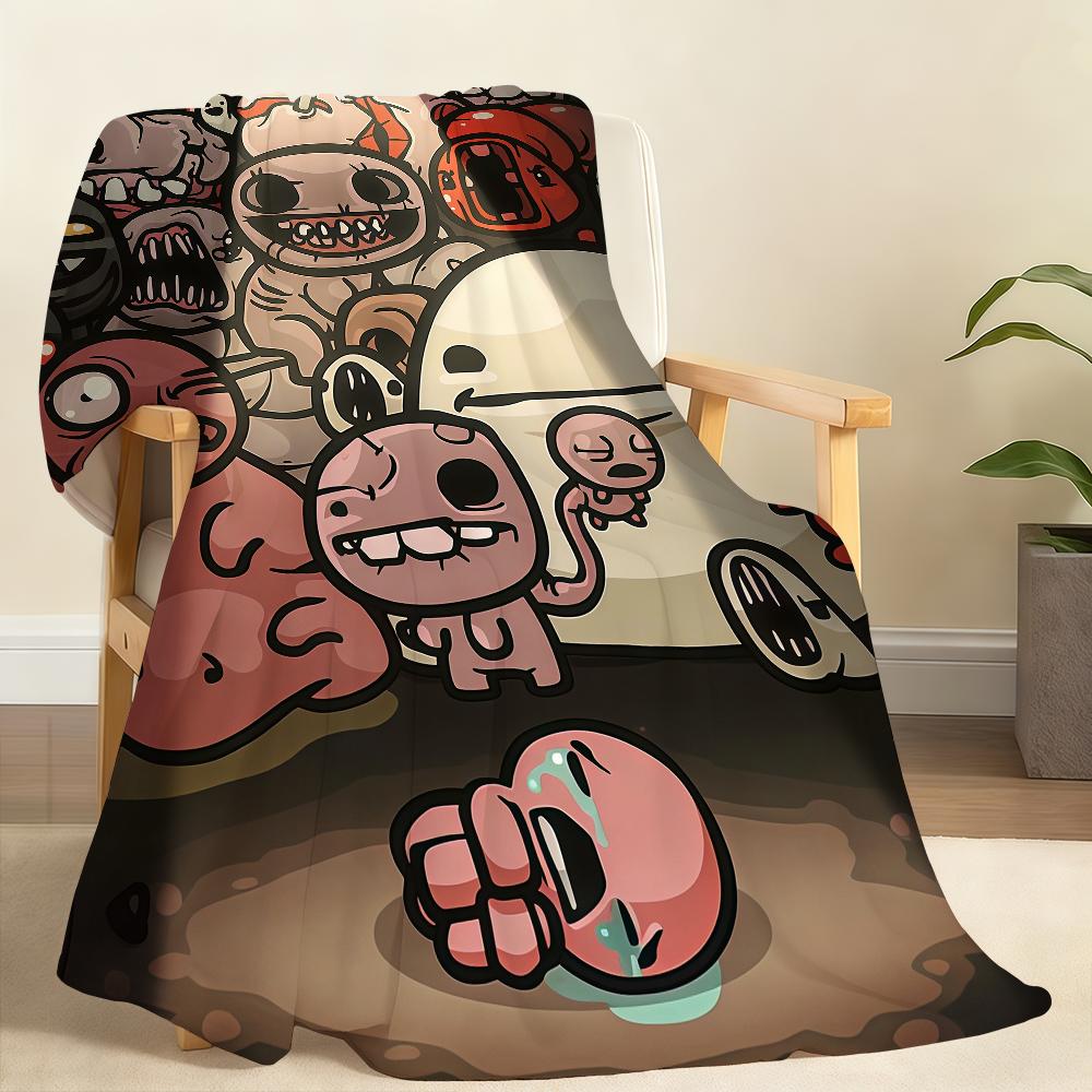 Game T-The B-BindingS of I-IsaaC-C Blanket Soft Throw Blanket for Home Bedroom Bed Sofa Picnic Travel Office Rest Blanket Gift