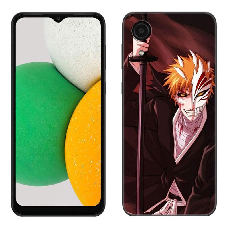Anime BLEACHS Phone Case For Samsung Galaxy A01 A03 Core A04 E A02 A05 A10 A20 A21 A30 A50 S A6 A8 Plus A7 2018 Black Cover
