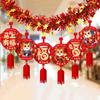 Chinese Style Horse Year Hanging Decorations 2M Lunar New Year Ornament  Bedroom Ceiling