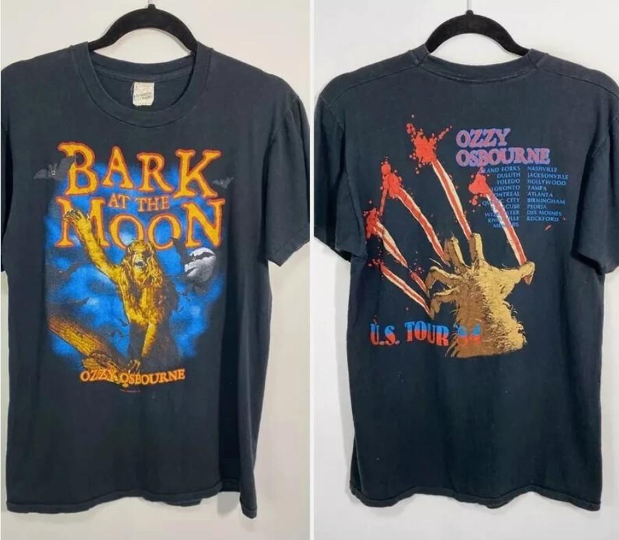 Ozzy Osbourne Bark At The Moon 2 Side Remake Tshirt Unisex XXXL