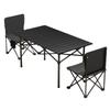 Tragbares Outdoor-Klapptisch- und Stuhlset für Camping, Grillpartys und Terrassen