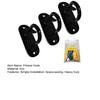 3Pcs Wall Mount Workout Hooks Strong Pulling Force Hooks Strength Training Physical Therapy Exercise Band Hook