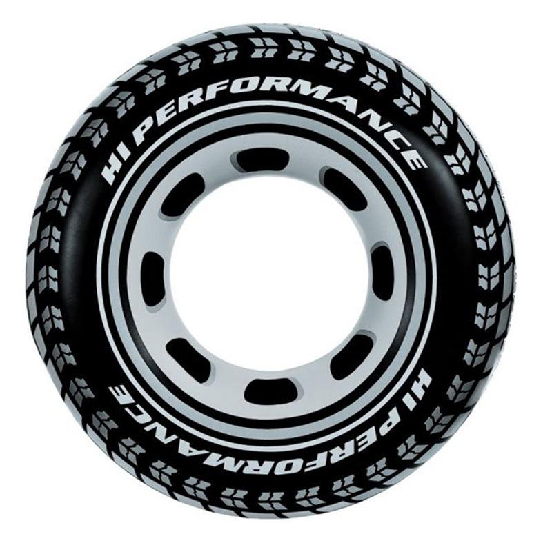 

Креативный надувной плавательный круг из шин для взрослых, надувной плавающий круг из шин, летний плавающий плавательный круг, надувной плавательный круг 90cm чёрный