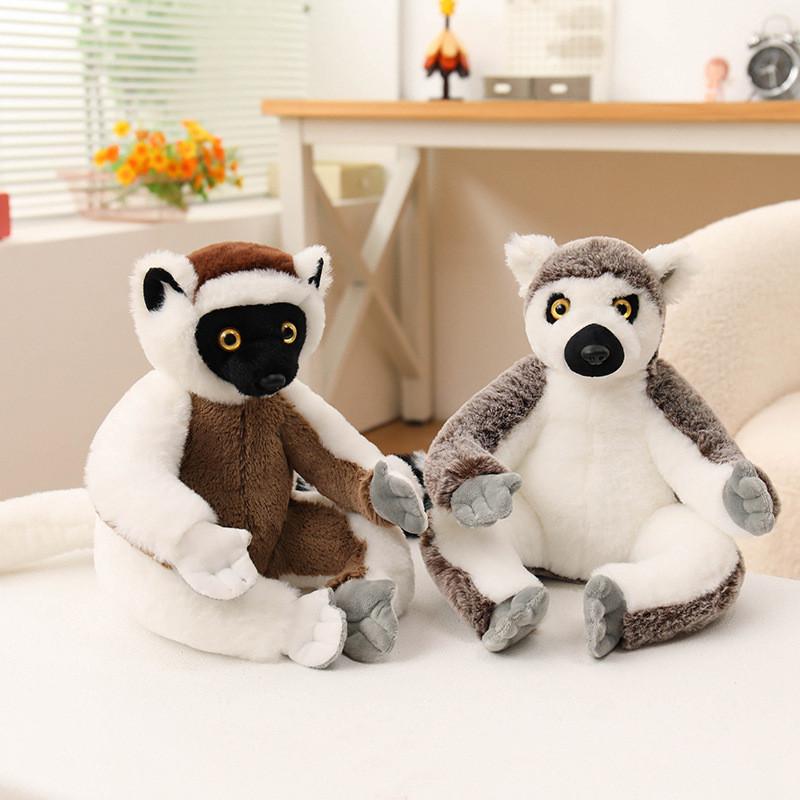 Plush Lemur Toy Animal Doll For Kids Kids Gift Soft Stuffed Animal Toy