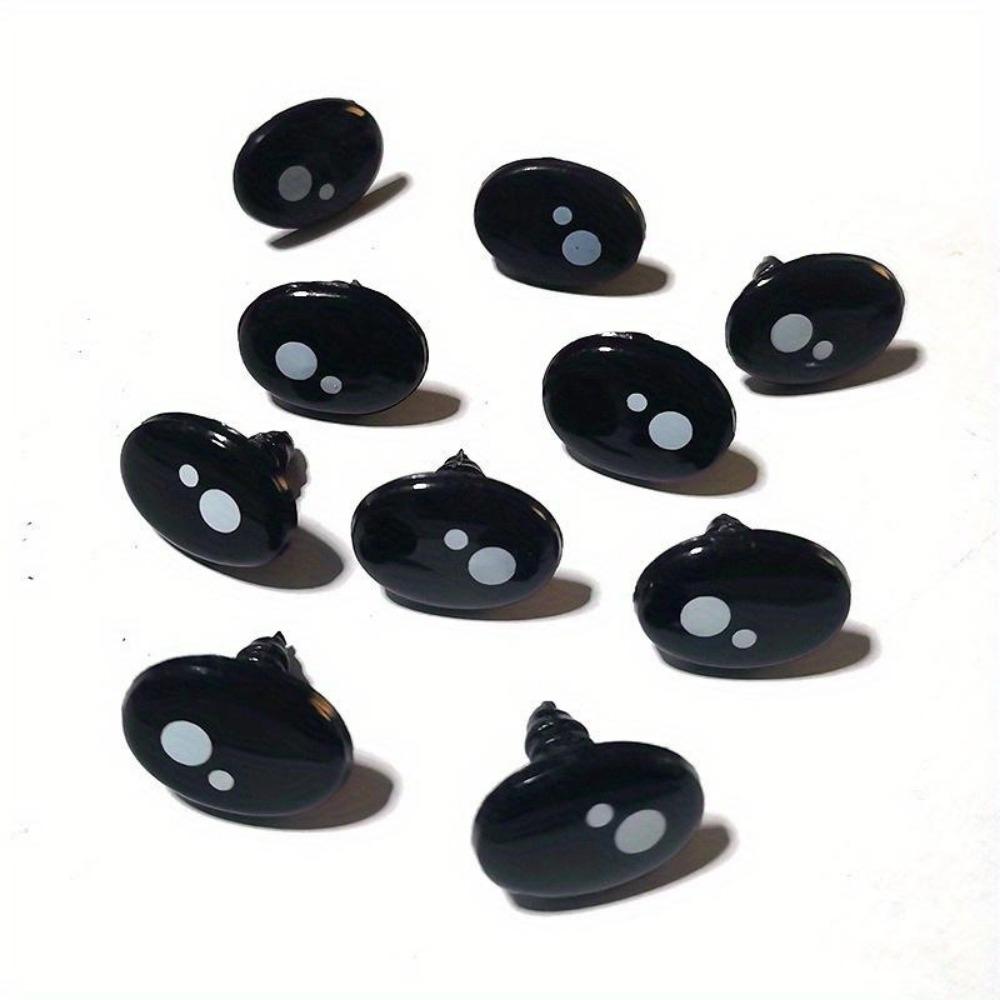 100Pcs/box Doll Eyes Cartoon Safety Eyes Nose Dolls Toys for Bear Stuffed Toys Animal Puppet Dolls Craft