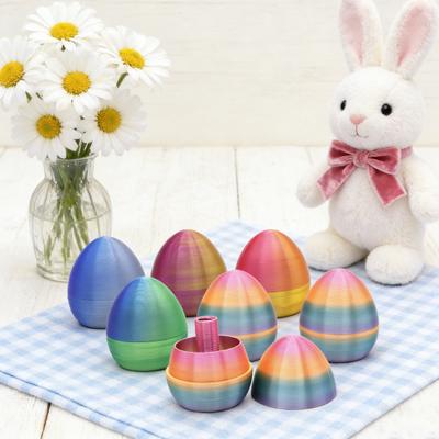 Middle Finger Easter Egg Prank 3D Printed Multicolored Annoying Easter Egg Funny Gag Gift Easter Baskets for Adults