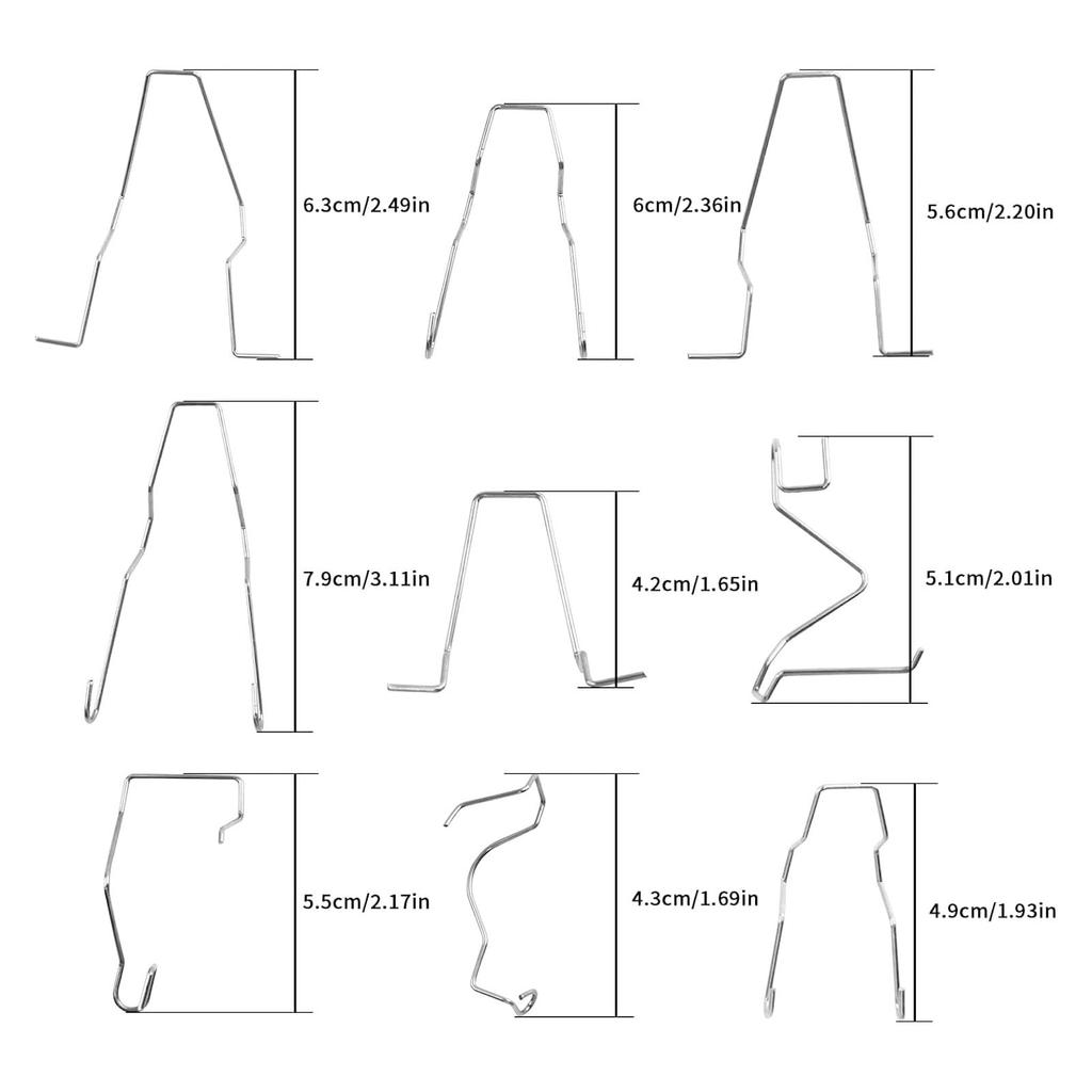 Pružinové spony pro upevnění žárovky Spony pro upevnění ventilu světlometu H1 H3 H4 H7 Nerezové