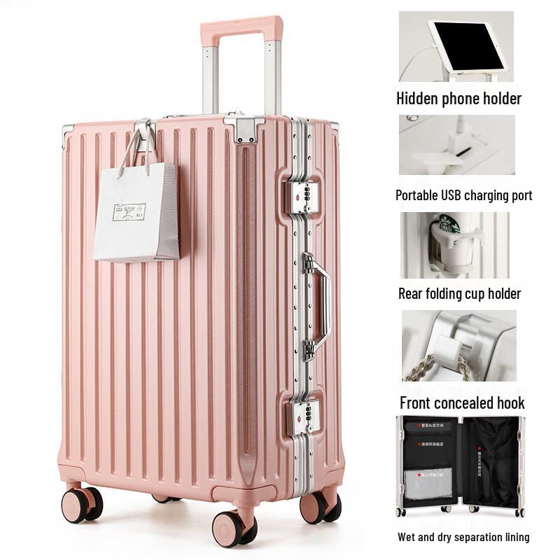 Li Shen Large Capacity Unisex ABS+PC Travel Luggage