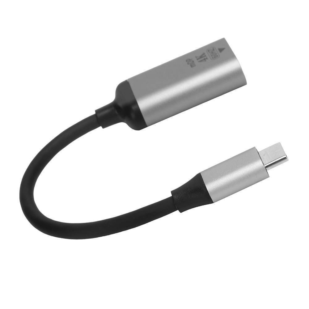 Plug and Play USB-C to Displayport Adapter 4K 60Hz USBC to Mini DP Adapter Computers