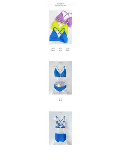 New Hot Onsen High-Waist Women’s Split Bikini - Special Fabric Swimsuit
