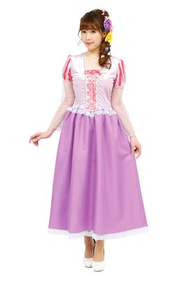 Party City Simli Prenses Cosplay Lavanta Prenses Mor Kadın