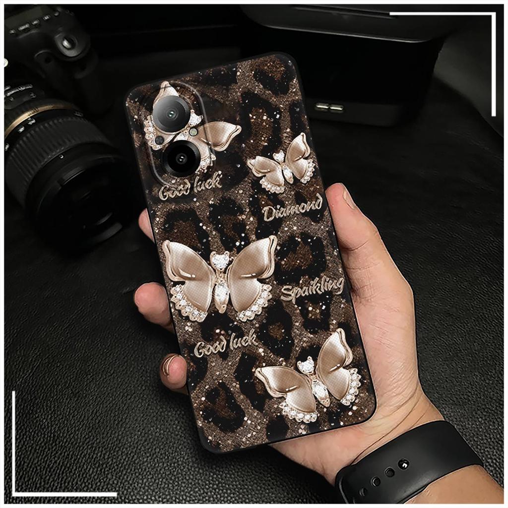 TPU Cartoon Phone Case For Realme C67 4G/Realme12 Lite Oil Painting Waterproof Silicone Durable Back Cover Anti-dust