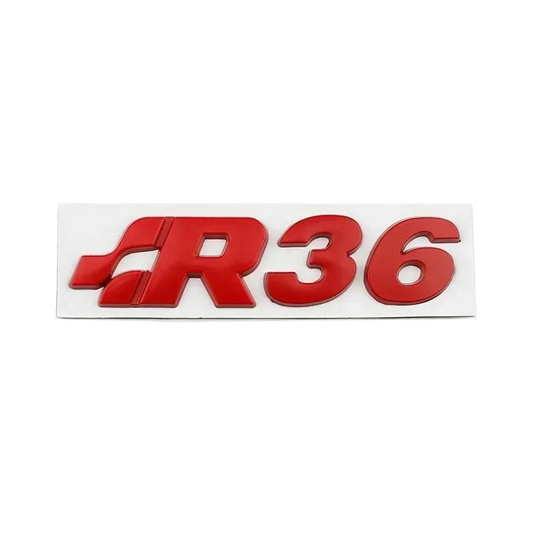 

3D Metal R32 R35 R36 Rear Trunk Boot Emblem Badge Sticker For SR32 SR35 SR36 Golf MK4 Passat Tiguan