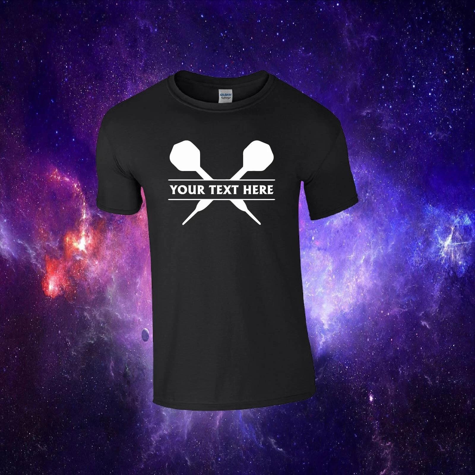 Personalised Custom Darts Dart Player Darts Club kids/adults Unisex T-shirt 3XL