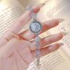 Women’s Watch Elegant Lucky Four Leaf Clover Natural Shell Dial High Quality Quartz Bracelet Wristwatch Fashion Girls Gift