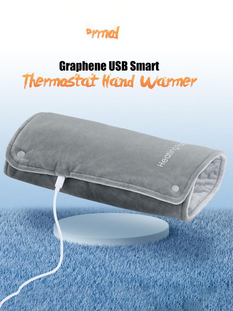 USB 5V Electric Heating Pad for Cramps & Back Pain Relief,Heat Pad with 59 INCH Cable,Mini Heated Blanket