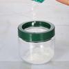 1pcs Glass Seasoning Bottle With Telescopic Spoon Household Kitchen Salt Storage Box Leak Proof and Moisture-proof