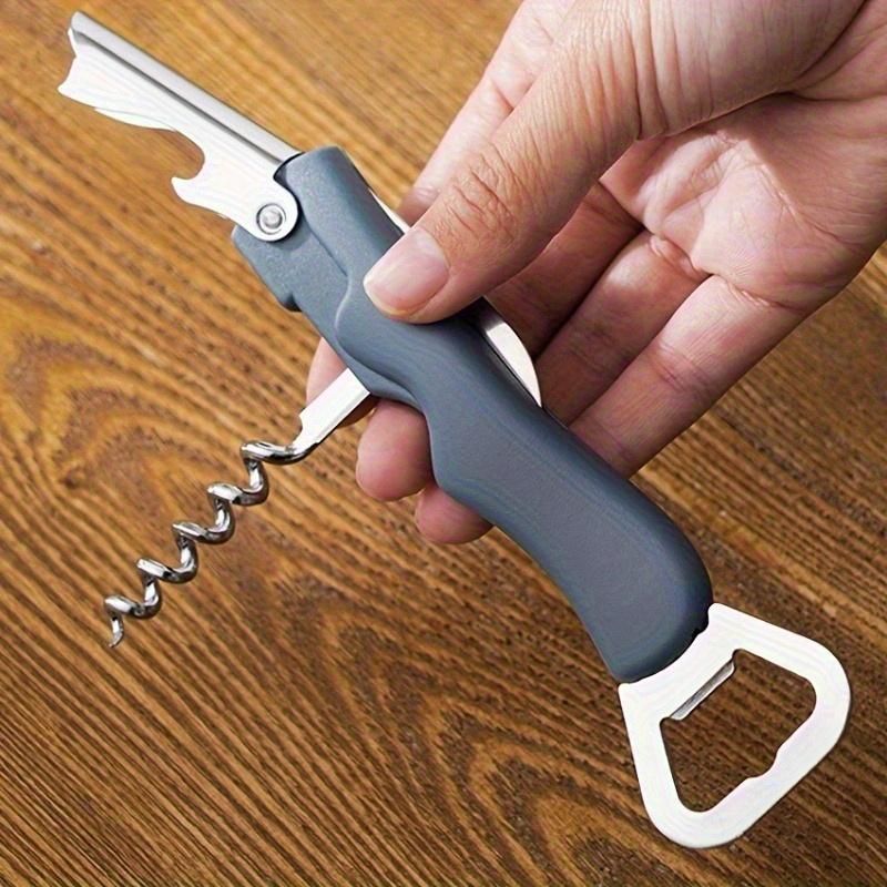 1PC Portable Beer Can Opener Wine Bottle Opener Restaurant Kitchen Tool Birthday Party Supplies Integrated Lid Opener