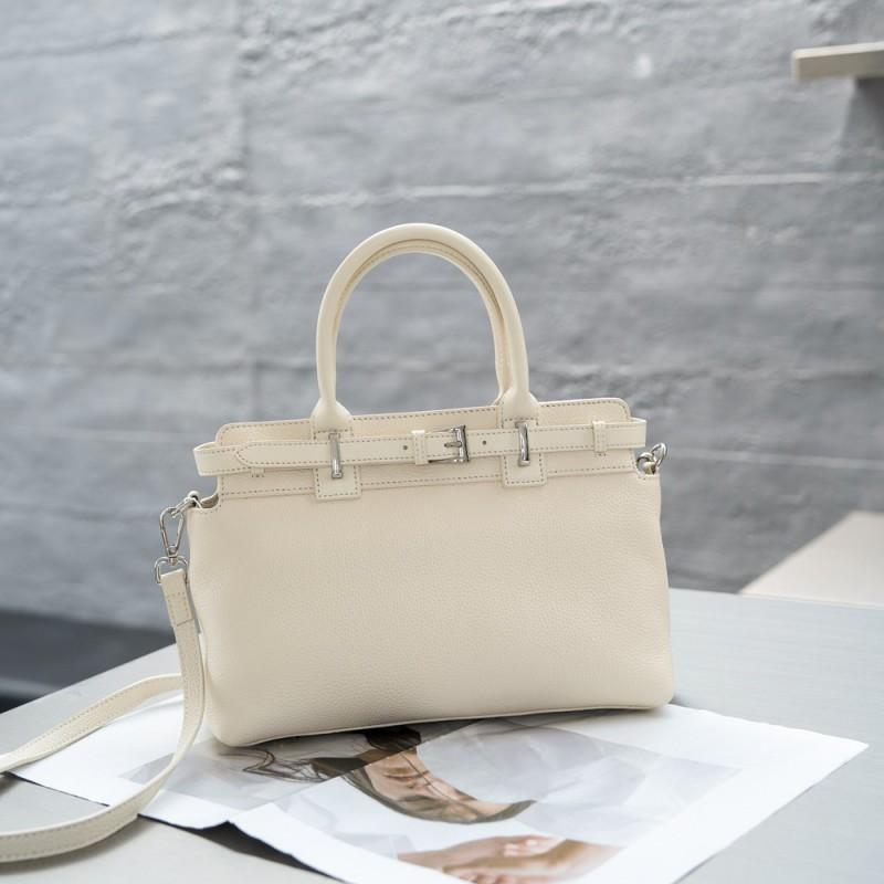 Large-capacity Tote Bag Women s Factory Genuine Leather Fashionable TOGO Top-layer Cowhide Cross-section Handbag 30x12x20cm