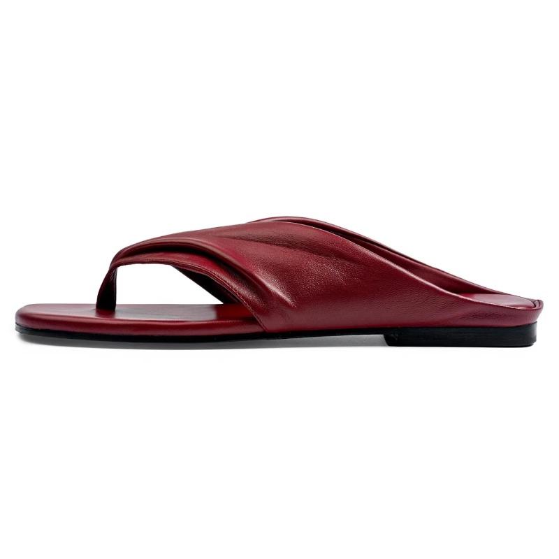 Summer New Luxury Wedges Heel Flip Flop Women Fashion Clip Toe Slippers Casual Comfort Beach Vacation Slides Shoes Zapatos Mujer