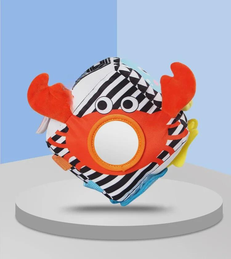 Crab Cube Infant Teaching Toy: Early Education & Dressing Aid Dice