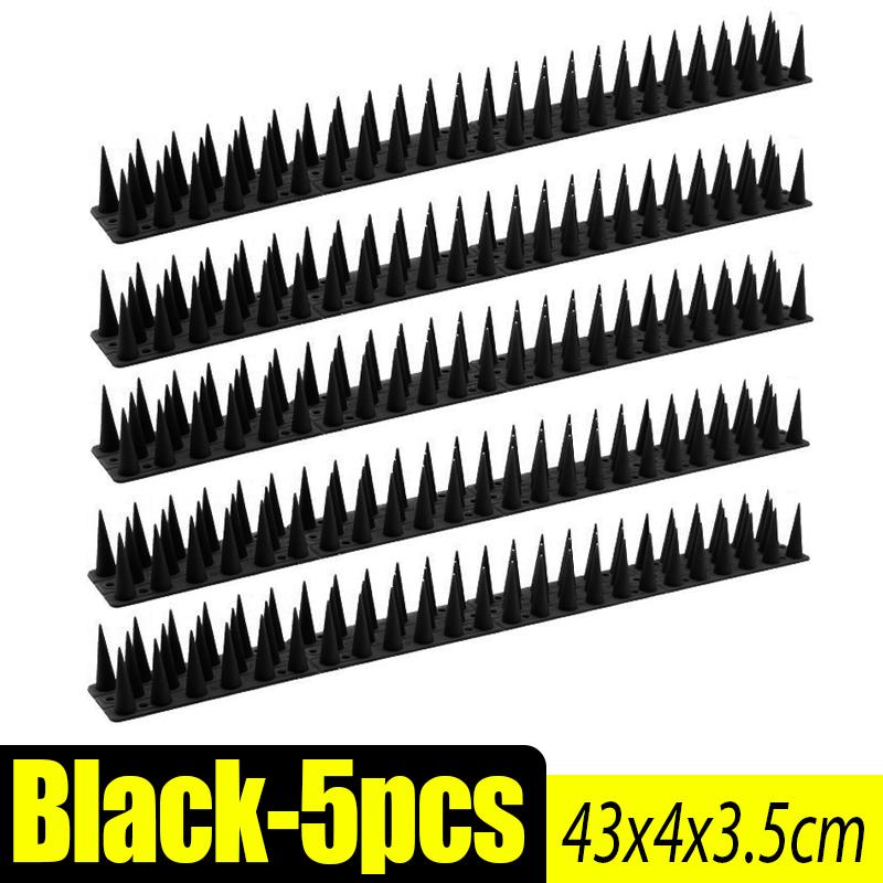 1-10pcs Outdoor Birds Pigeon Cats Spike Bendable Bird Repellent Spikes Deterrents for Garden Window Fences Roof Balcony Railing