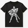 Gamer Enthusiast Mittelalter Ritter Controller Gaming Unisex T-Shirt