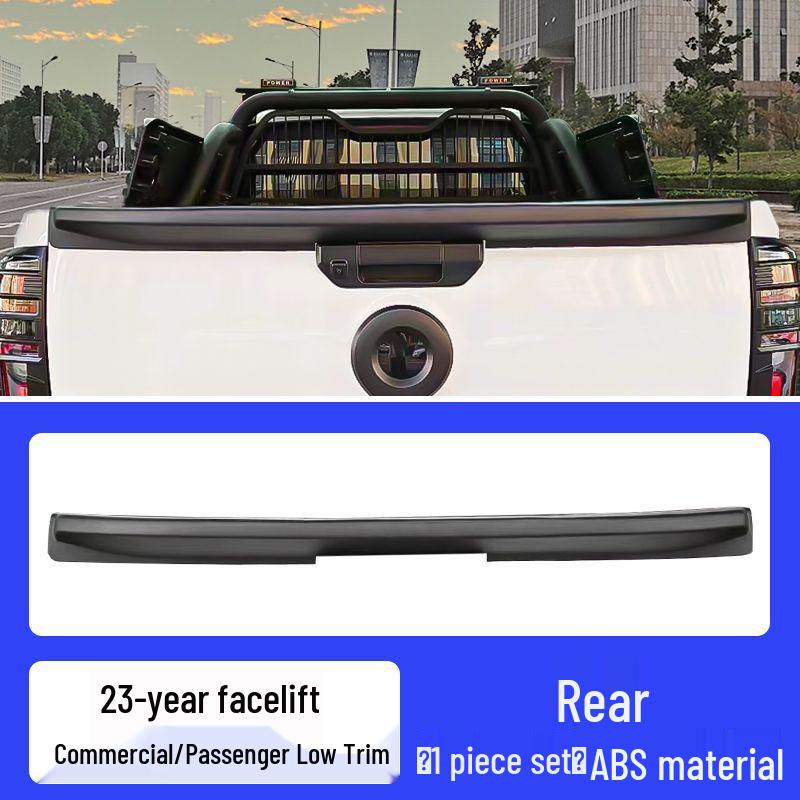 19-26 Great Wall Pao Black Warrior Rear Spoiler & Decorative Door Panel Protector