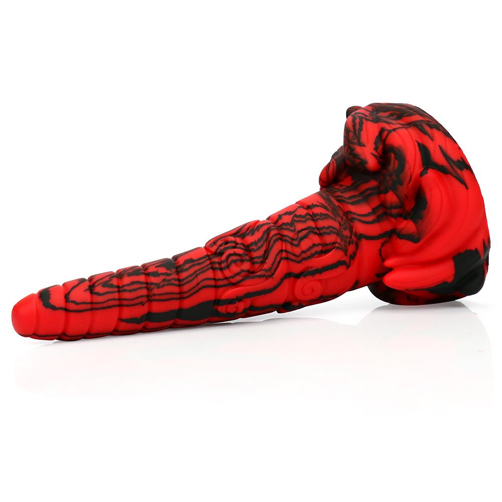 Animal Shaped Liquid Silicone Imitation Real and Fake Dildo, Oversized, Long and Thick Anal Plug, Masturbator, Adult Sex Toy
